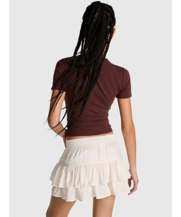 Summer Fling Satin Ruffle Skirt