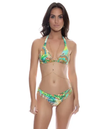 Sun Stones Halter Bikini Top
