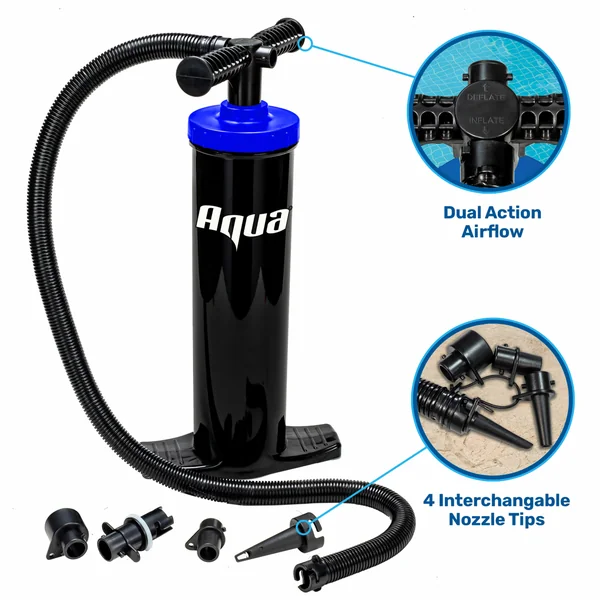 Supreme Oversized Contour Lounge with Dual-Action Hand Pump