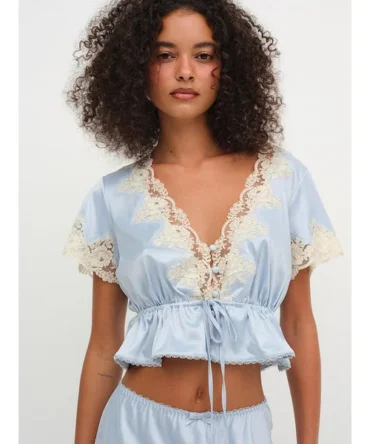 Sweetheart Satin Top