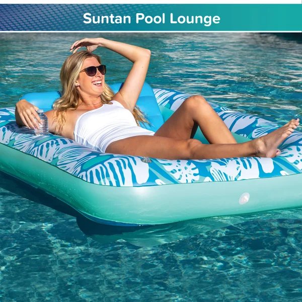 Tanning Pool Lounger | Premium Inflatable Lounger for Relaxation & Fun