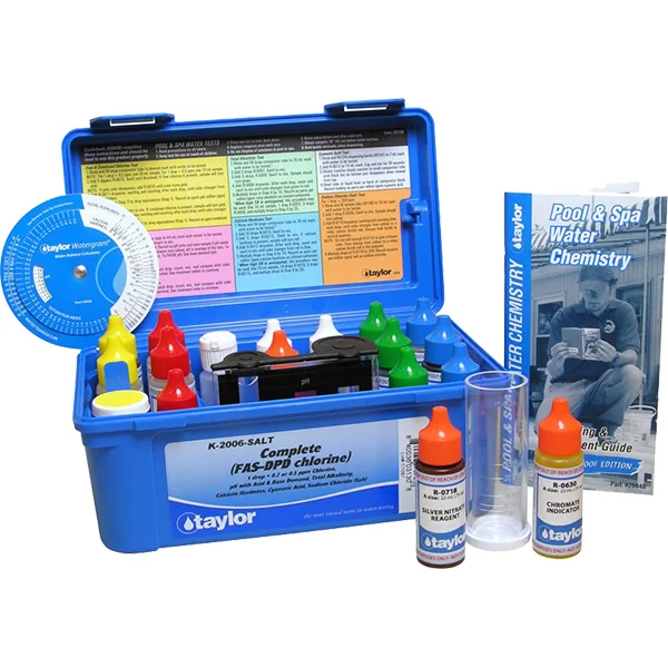 Taylor Complete FAS-DPD Chlorine Plus Salt Test Kit #K-2006-SALT