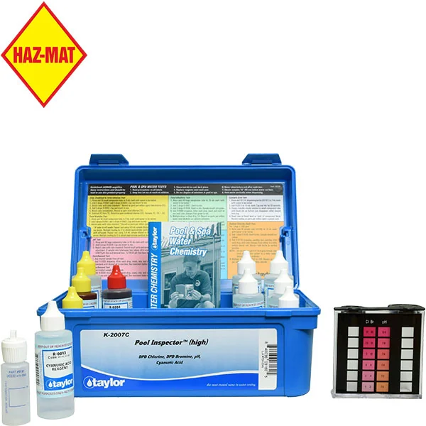 Taylor DPD High Range Pool Inspector Test Kit – 2 oz reagents