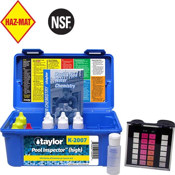 Taylor DPD High Range Pool Inspector Test Kit – .75 reagents