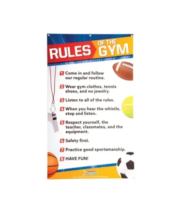 Teach-nique Rules of the Gym Banners