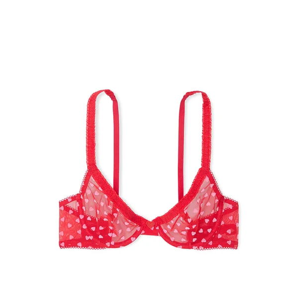 Tease Hearts Unlined Demi Bra