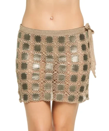 Terra Crochet Mini Skirt