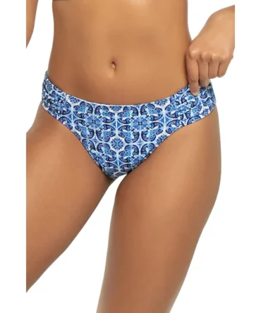 Terrazzo Tile Reversible Hipster Bikini Bottom