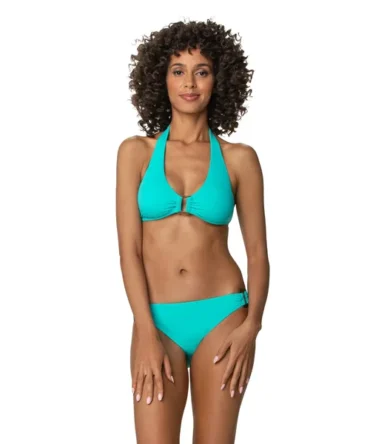 Textured Halter Bikini Top