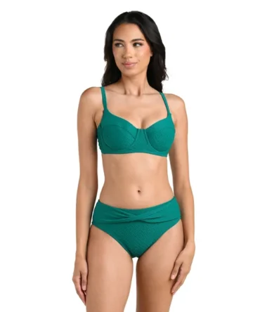 Textured Tides Underwire Bikini Top