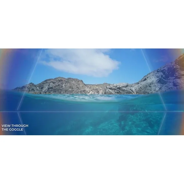 TheMagic5 Blue Magic Mirror Gold - Custom Goggle - Blue/Gold Mirror