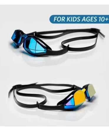 TheMagic5 Indoor Outdoor Bundle (Youth) - Custom Goggle - Blue/Gold Mirror