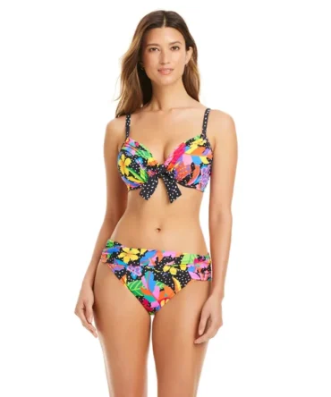 Tie Front Underwire Bikini Top (D+)