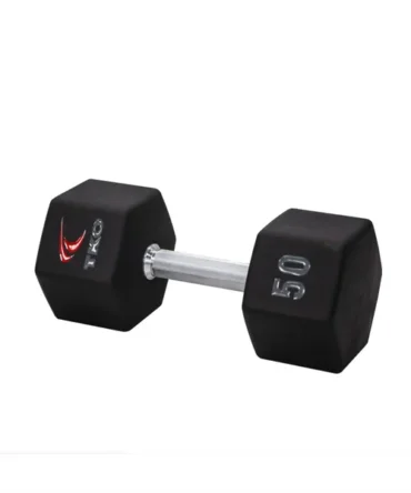 TKO Tri Grip Urethane Hex Dumbbell