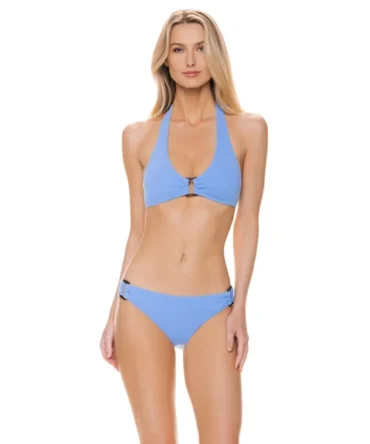 Tortoise Ring Halter Bikini Top