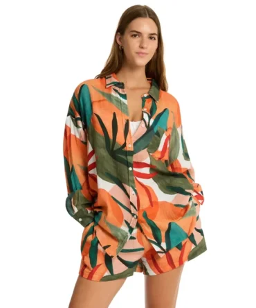 Tropaluxe Long Sleeve Boyshirt