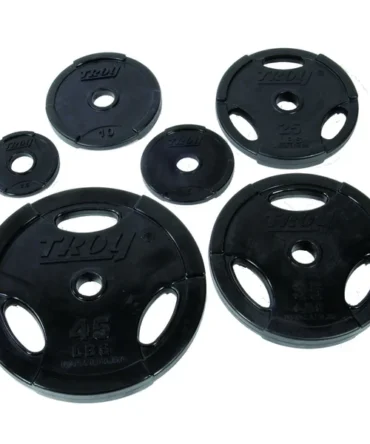 Troy QEZ Quiet Iron Olympic Grip Plates 2.5 - 45 lbs
