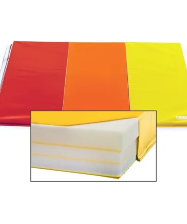 TumblePro 2-3/8" Layered-Foam Rainbow Gymnastics Mats