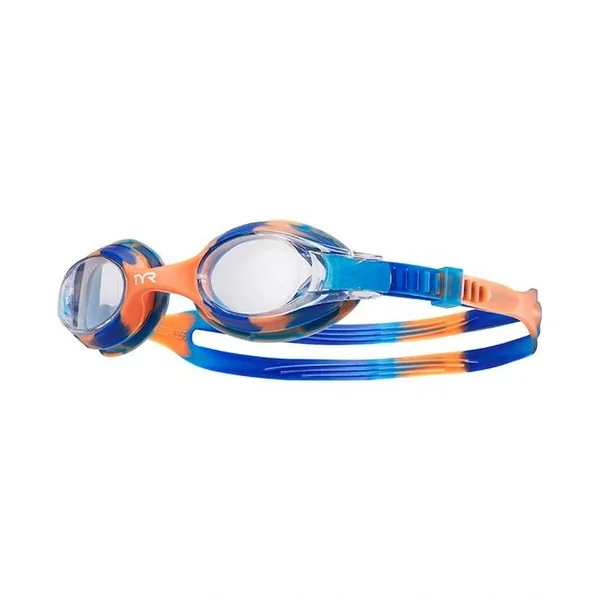 TYR Junior Swimple Tie Dye Goggles - Blue/Orange