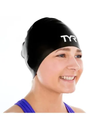 TYR Long Hair Silicone Swim Caps