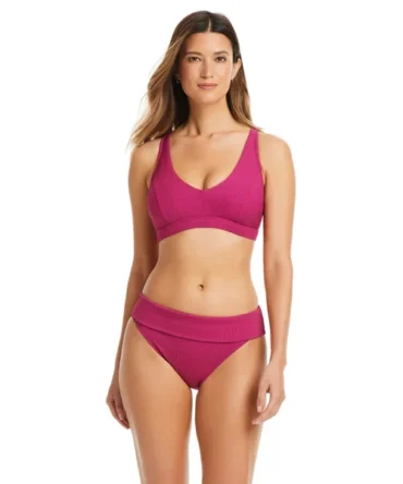 Underwire Bralette Bikini Top (D+ Cup)