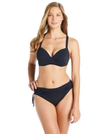 Underwire Twist Bikini Top (D+ Cup)