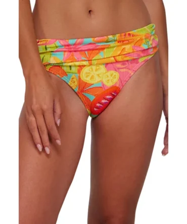 Unforgettable Banded Hipster Bikini Bottom