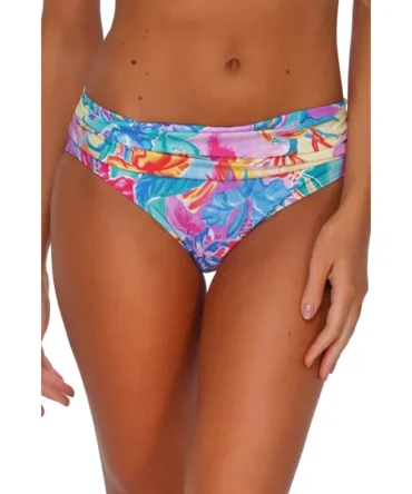 Unforgettable Banded Hipster Bikini Bottom