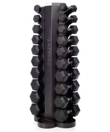 Urethane DURA-BELL Dumbbells | 10 Pair Vertical Pack