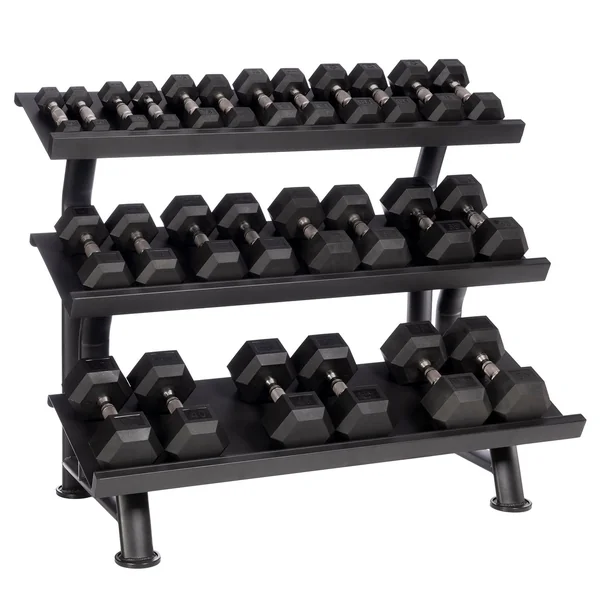 Urethane DURA-BELL Dumbbells | 15 PAIR Horizontal Pack