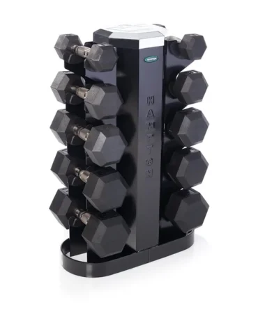 Urethane DURA-BELL Dumbbells | 5 Pair Vertical Pack