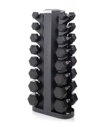 Urethane DURA-BELL Dumbbells | 8 Pair Vertical Pack