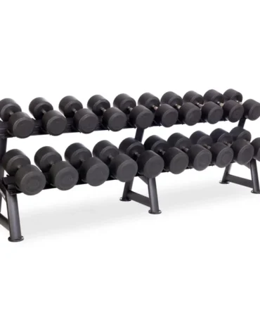 Urethane DURA-PRO Dumbbells | 55-100 LB Horizontal Pack