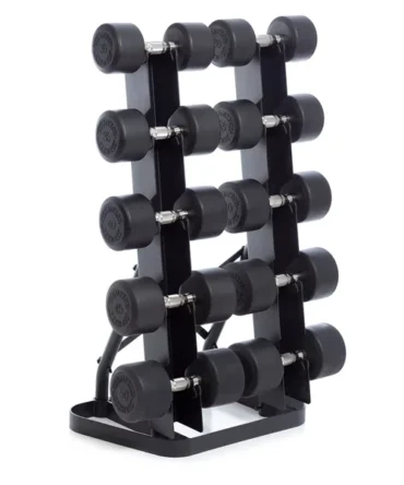 Urethane DURA-PRO Dumbbells | 5 PAIR Vertical Pack (B)