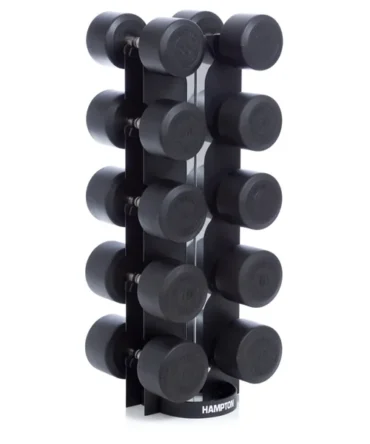 Urethane DURA-PRO Dumbbells | 5 PAIR Vertical Pack (F)