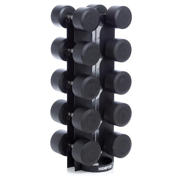 Urethane DURA-PRO Dumbbells | 5 PAIR Vertical Pack (F)