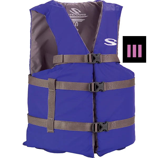 USCG Approved Adult Oversize Universal Classic Life Vest – red