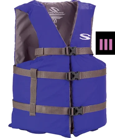 USCG Approved Adult Universal Classic Life Vest – blue
