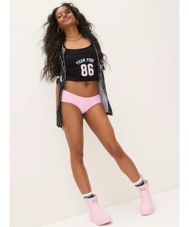 Varsity Mesh Layered Tank Top