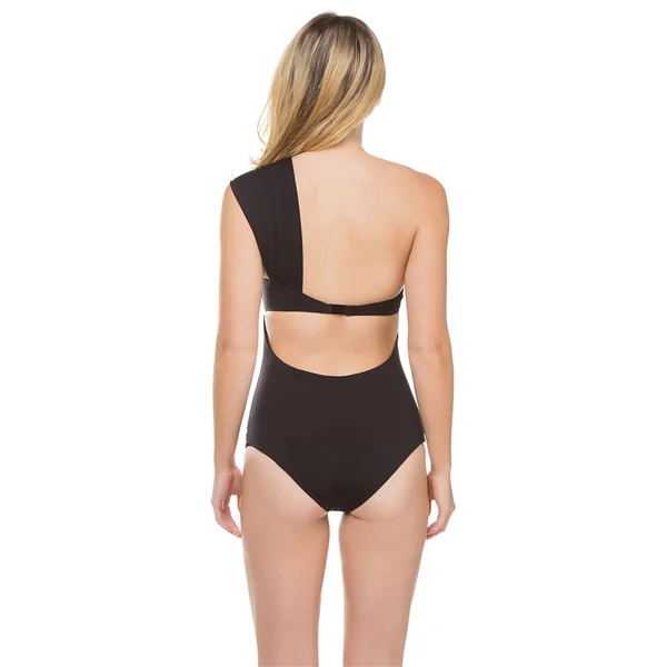 Venice Knot Tie Asymmetrical One Piece Swimsuit