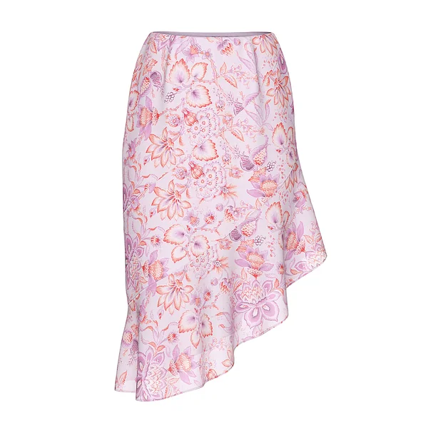 Vintage Blossom Chiffon Handkerchief Skirt