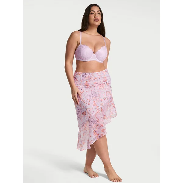 Vintage Blossom Chiffon Handkerchief Skirt