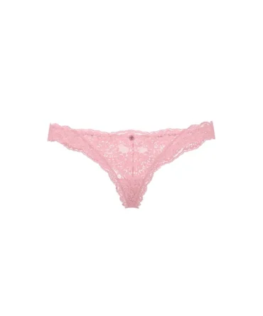 Vintage Blossom Embroidery Thong Panty