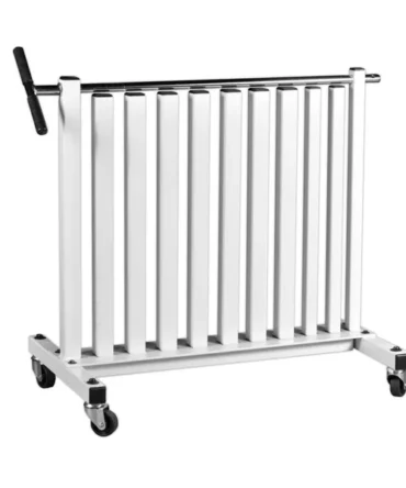 Vinyl Fitbell Rack w/ Security Bar