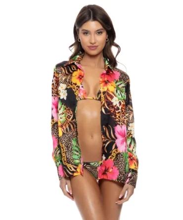 Visions of Paradise Shirt Dress