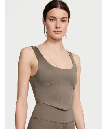 VS Essential Perforated Corset Top