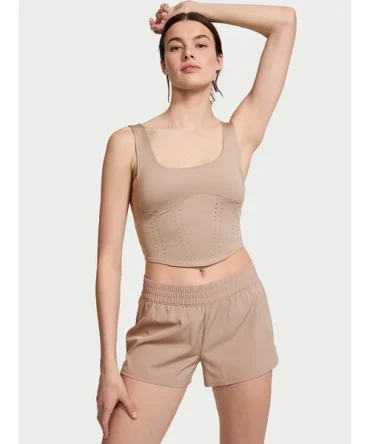 VS Essential Perforated Corset Top