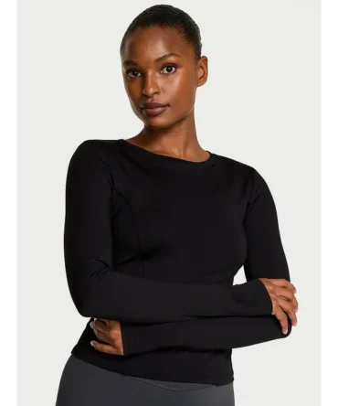 VSX Essential Long-Sleeve Cut-Out Top
