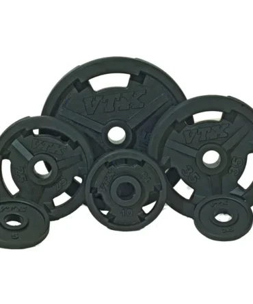 VTX Rubber Encased Olympic Grip Plates