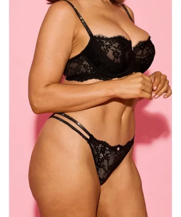 Wicked Twinkle Petal Hearts Lightly Lined Balconette Bra